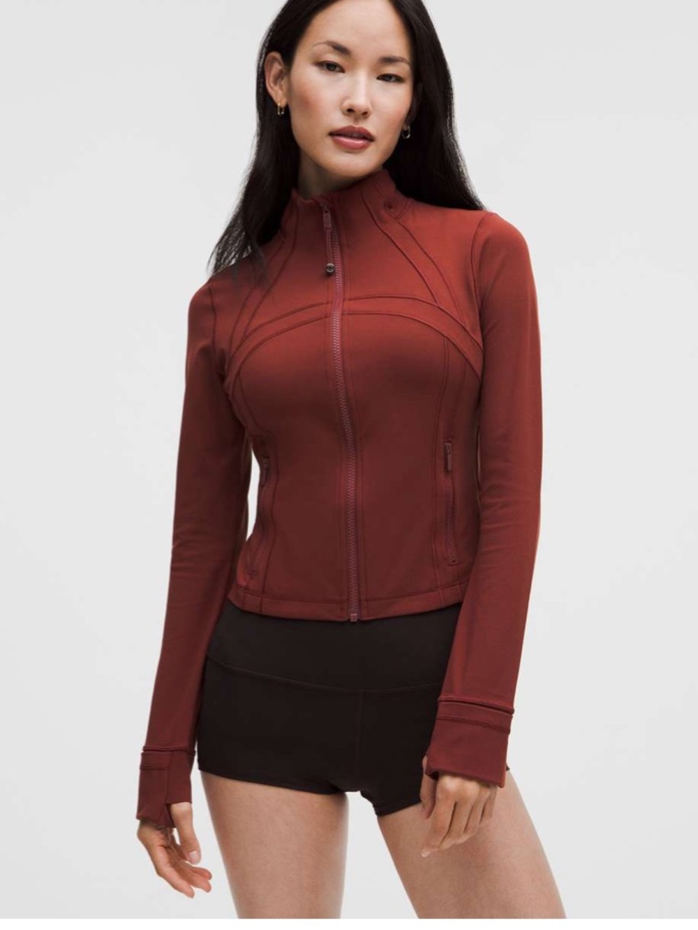 lululemon athletica Define Cropped Jacket in Rockwood